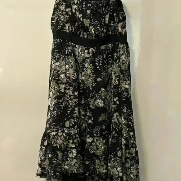 Kensie Floral Elastic  Waist High-Low Dress - Picture 4 of 12